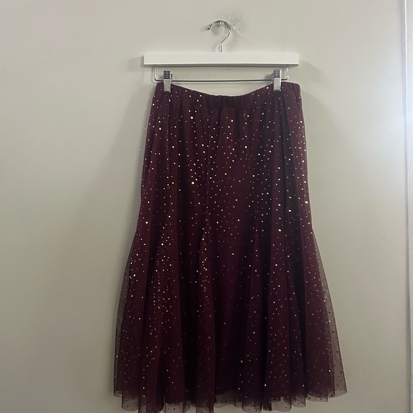Anthropologie hd in Paris tulle midi skirt XS - Picture 2 of 5